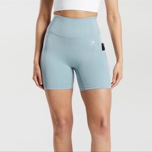 Gymshark Pocket Shorts in Salt Blue